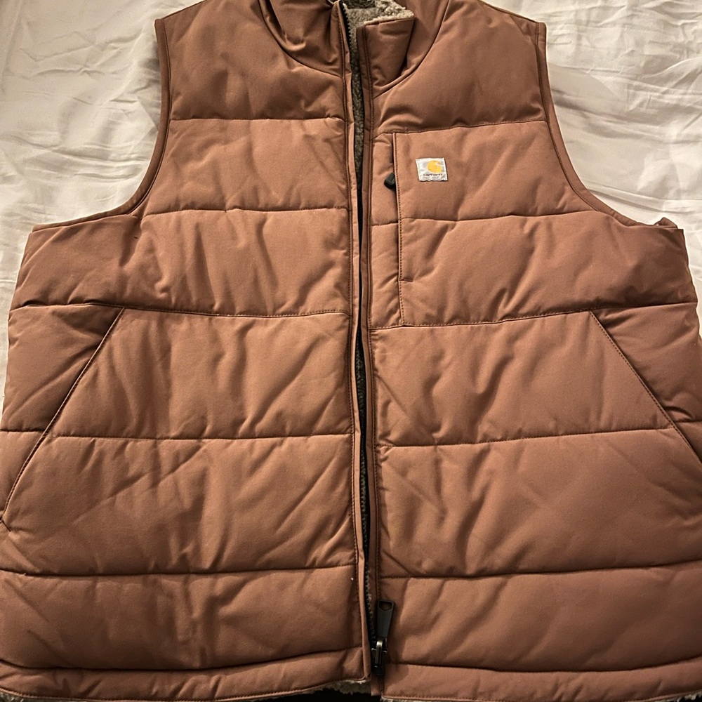 Carhartt Tan Quilted Vest